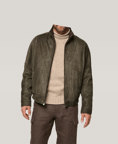 Bradley Distressed Leather Jacket
